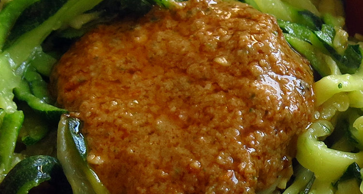 Salsa <i>pesto</i> de tomàquet sec